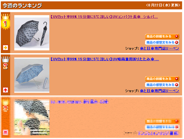 UVカット シルバーレース日傘